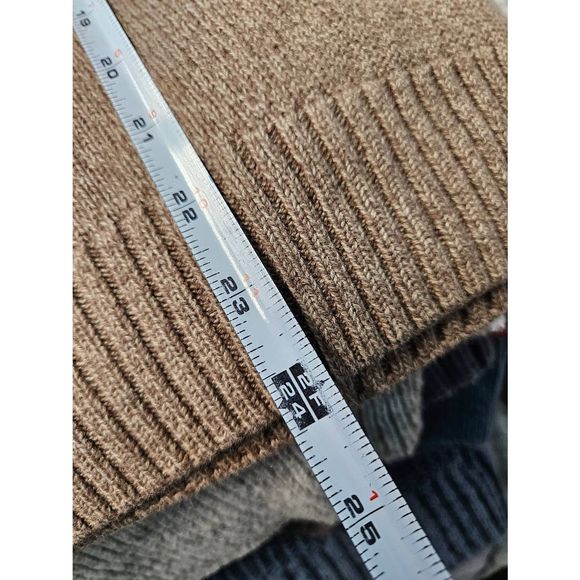 Columbia Tan Quarter Zip Pullover Men's Sz Large Fall Winter - Picture 8 of 8